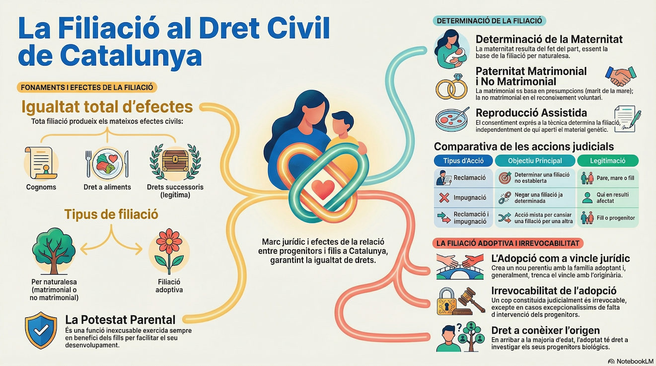 Filiació: esquema visual